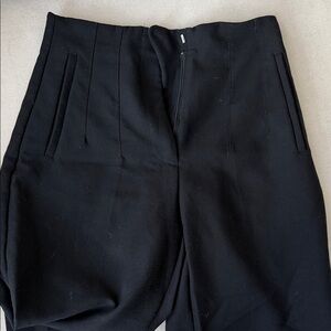 Zara Black High-Waisted Trousers
